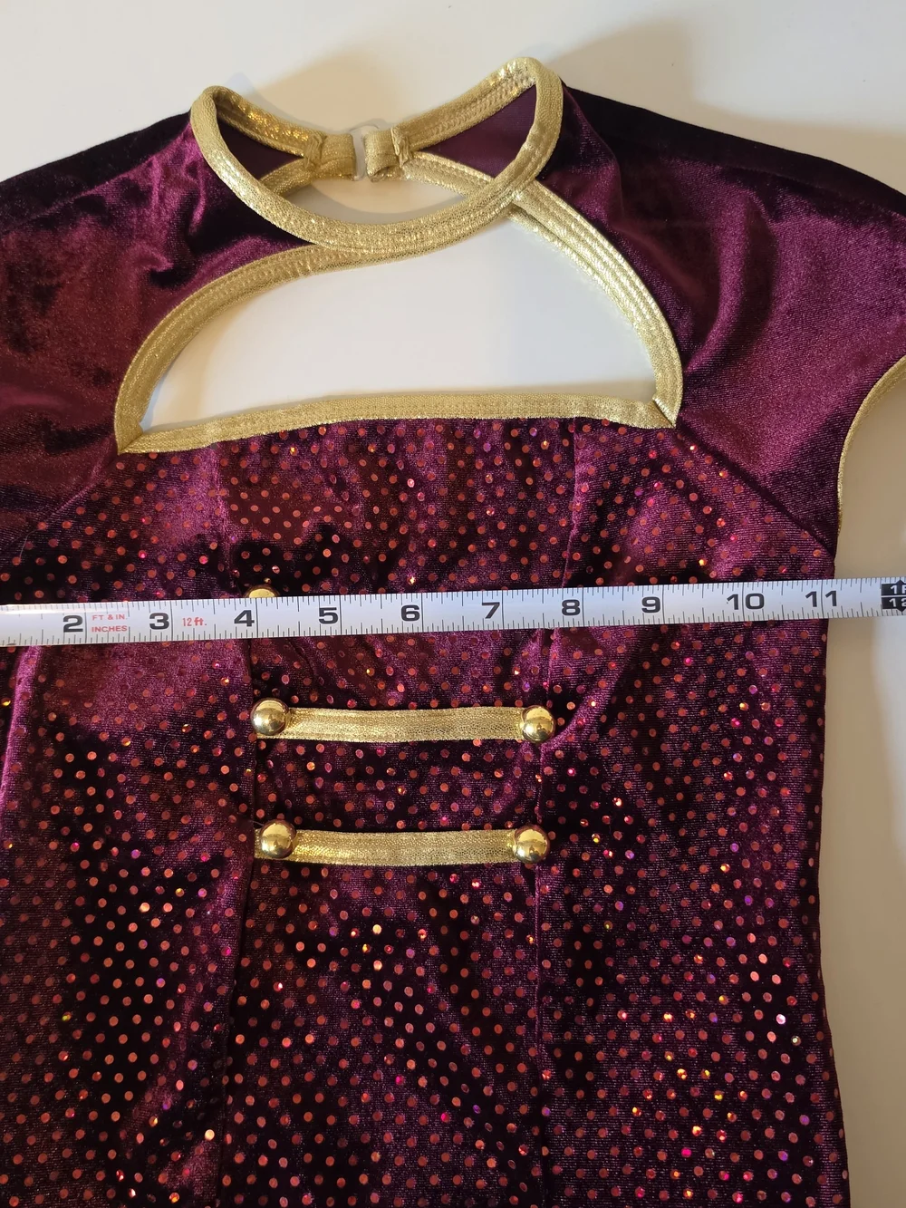 Curtain Call bellhop-style jazz dance costume